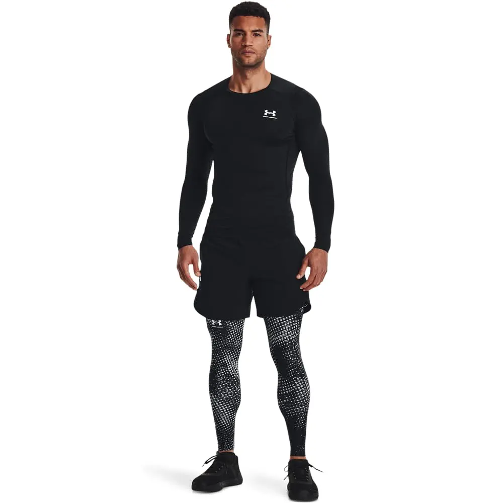 Under Armour Armour HeatGear Compression Long-Sleeve T-Shirt Medium | Sweat-Wicking & Durable - view 6