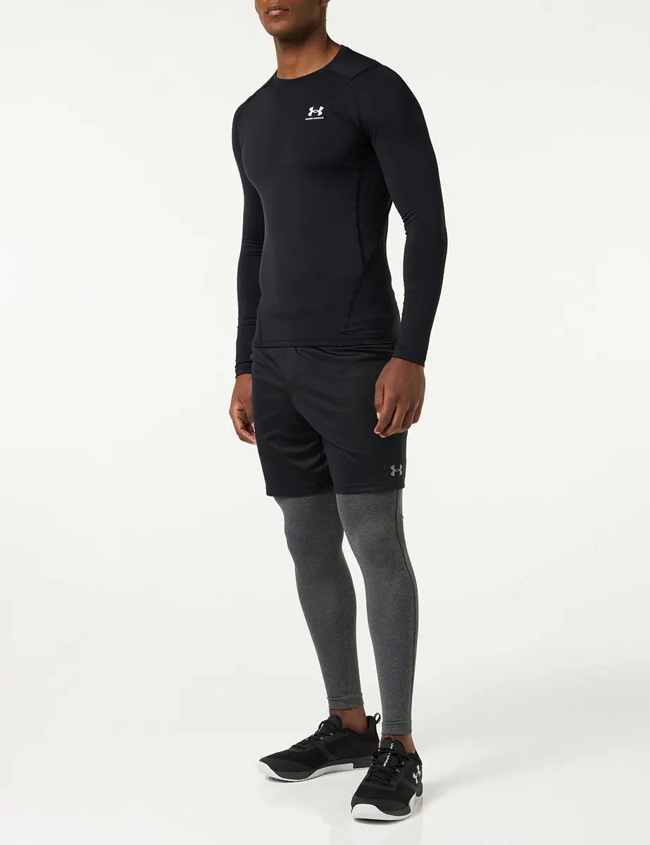 Under Armour Armour HeatGear Compression Long-Sleeve T-Shirt Medium | Sweat-Wicking & Durable - view 3