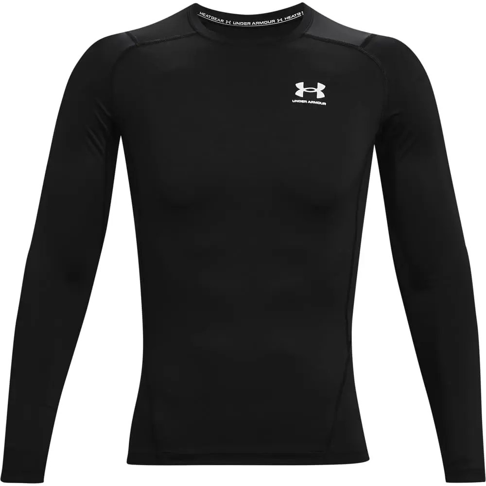 Under Armour Armour HeatGear Compression Long-Sleeve T-Shirt Medium | Sweat-Wicking & Durable - view 4