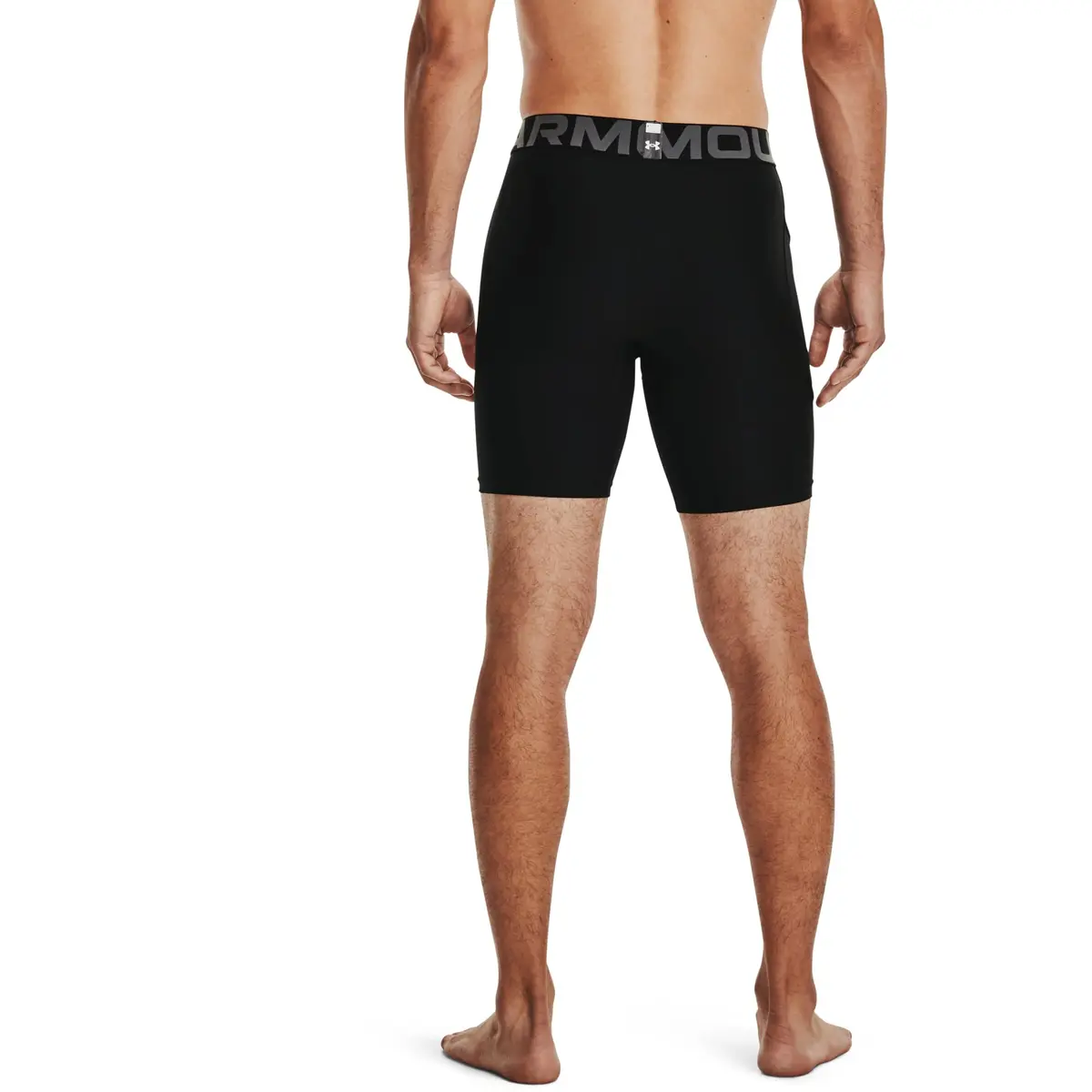 Under Armour Men's Armour HeatGear Compression Shorts Black MD | 15cm (6"inseam) - view 2
