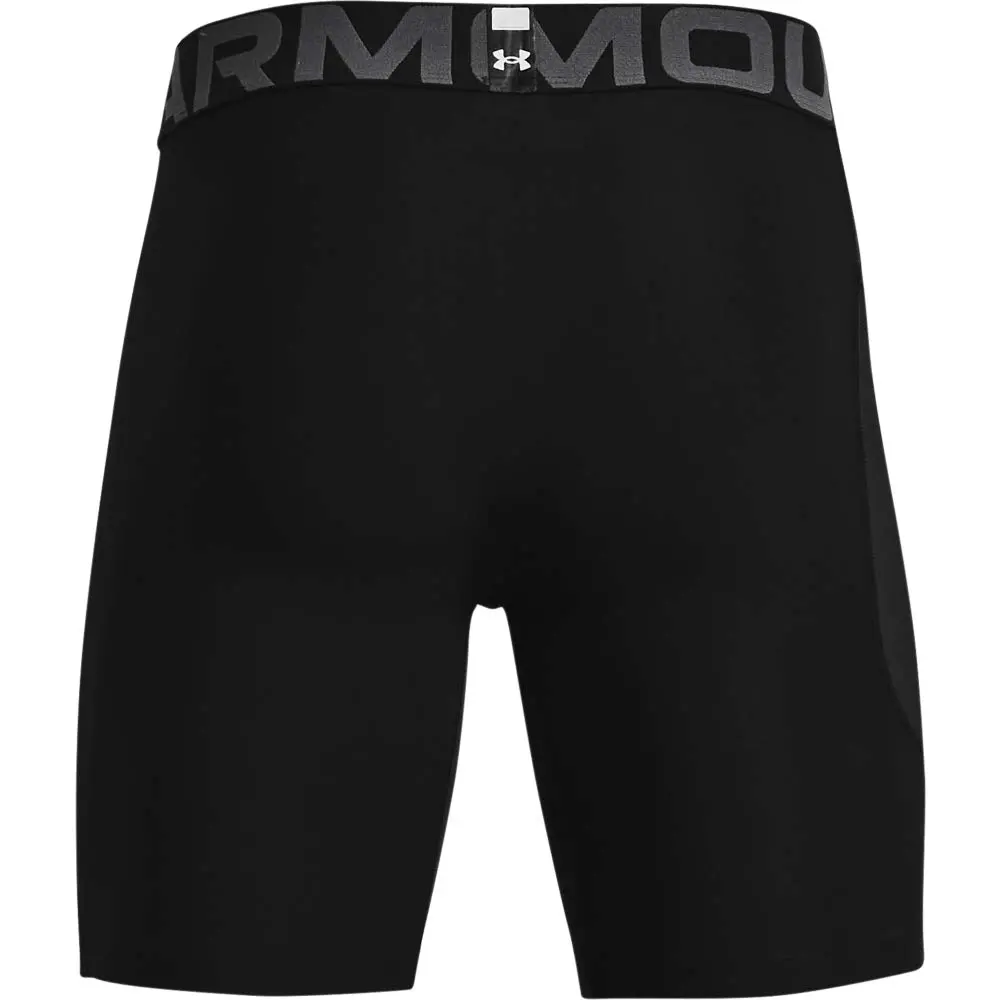 Under Armour Men's Armour HeatGear Compression Shorts Black MD | 15cm (6"inseam) - view 3
