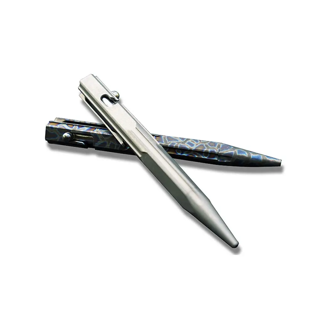 Hamans Bolt Action Pen Titanium Ballpoint Pen 120mm | Compact, Refillable, Multicolored - view 4