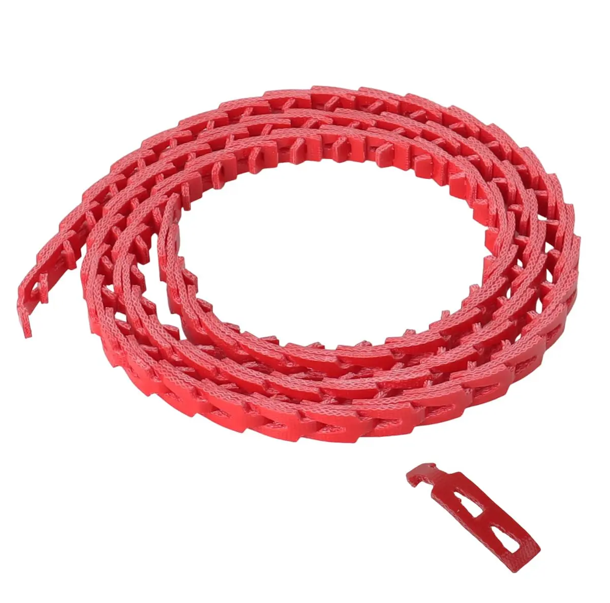 Poweka 1/2-Inch x 5-Feet Adjustable Link Drive V-Belt | Vibration-Free Industrial Transmission Belt - main product image