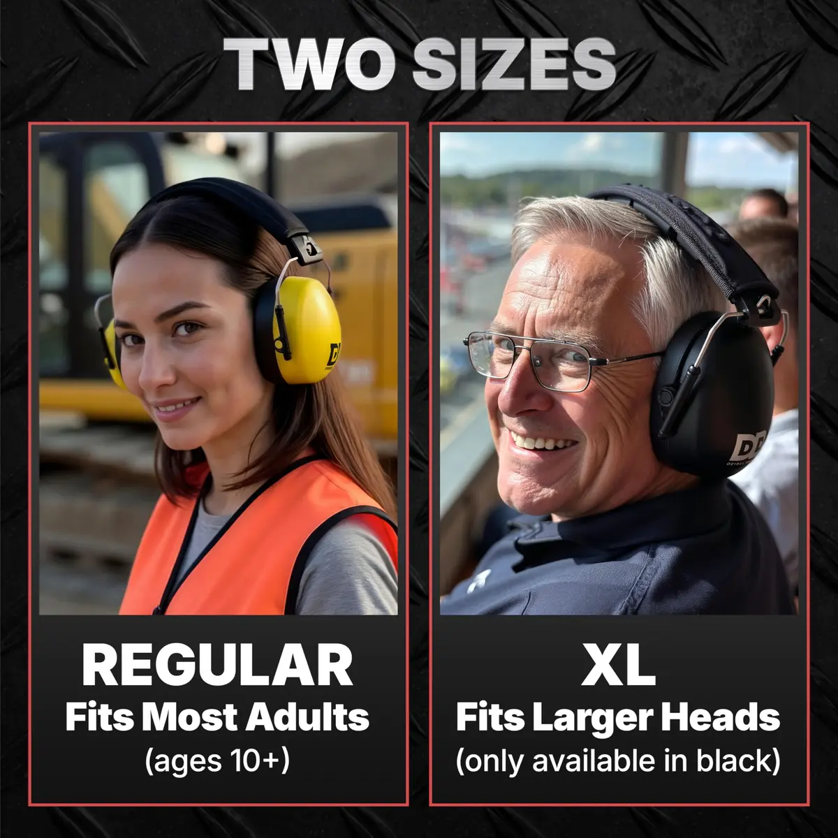 DECIBEL DEFENSE Ear Protection Ear Muffs 37 dB NRR | Industry-Leading Noise Reduction for Shooting & Construction - view 3
