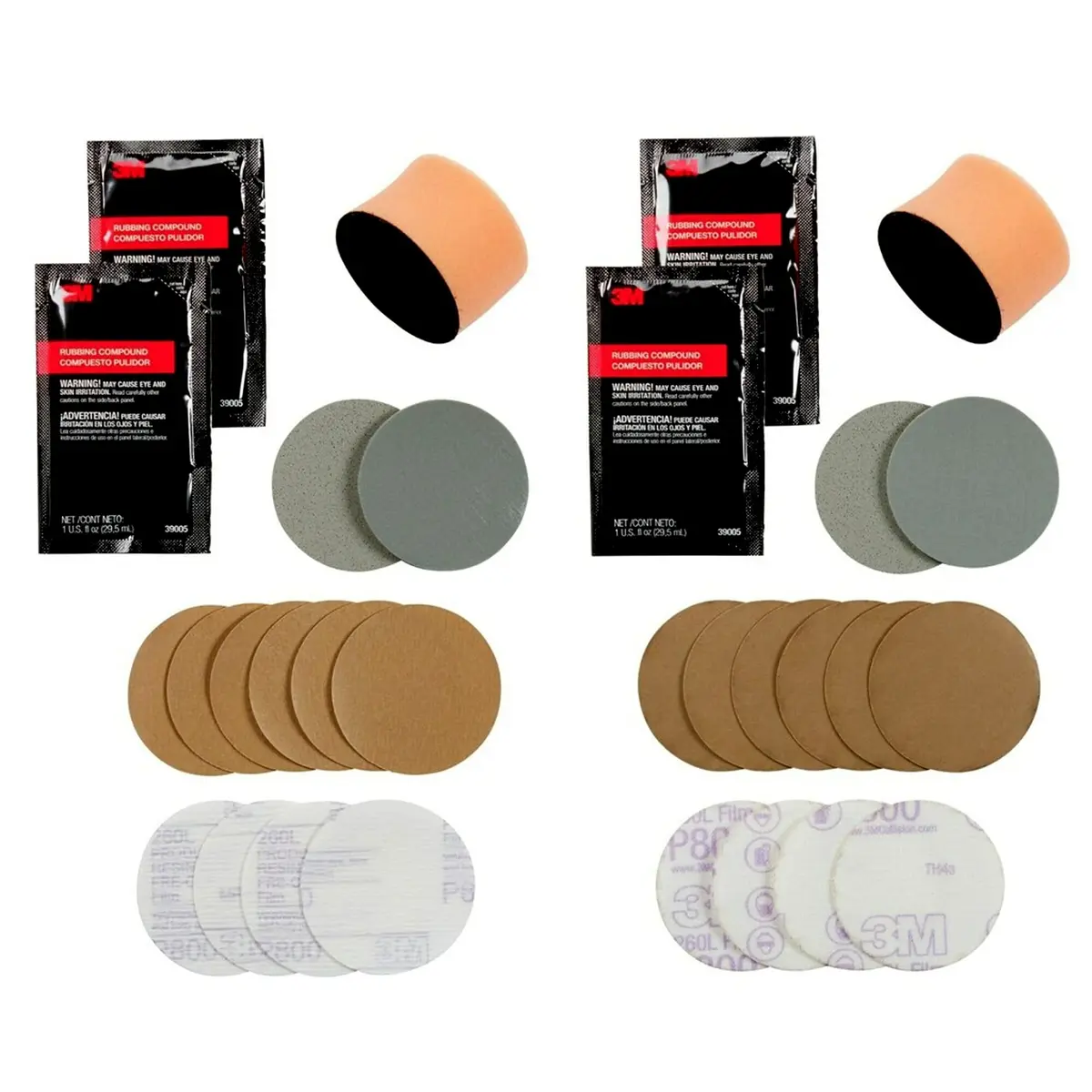 3M Headlight Lens Restoration Kit 2-Pack | Restores Cloudy Yellowed Plastic Lenses - main product image