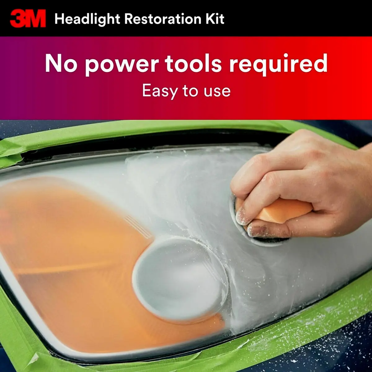3M Headlight Lens Restoration Kit 2-Pack | Restores Cloudy Yellowed Plastic Lenses - view 7