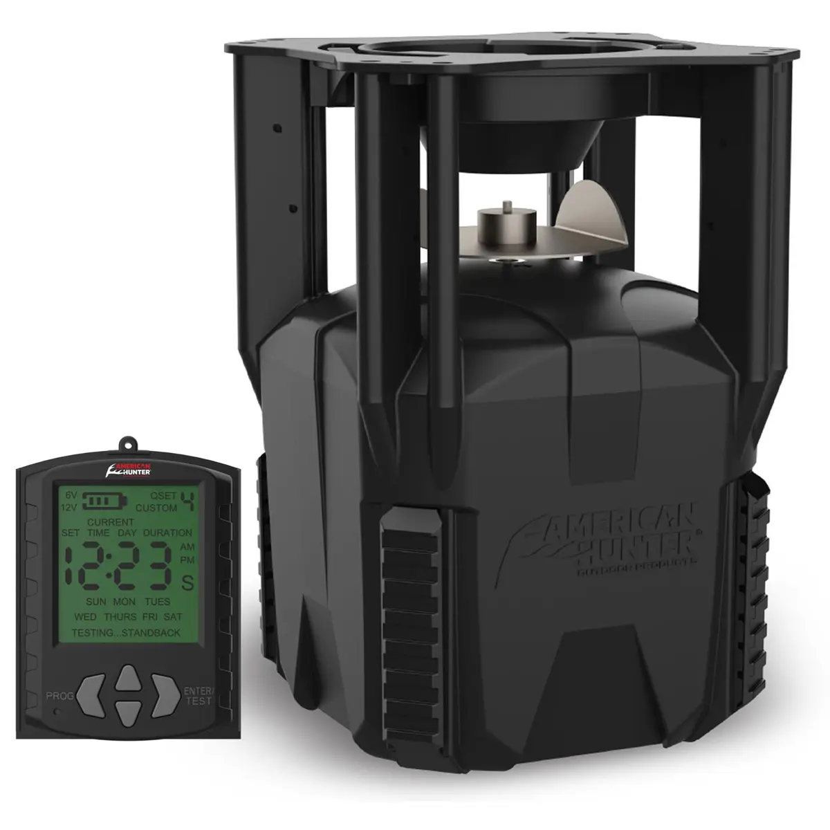 American Hunter XDE Feeder Kit | Durable Steel Deer Feeder with Digital Timer & Motor - main product image