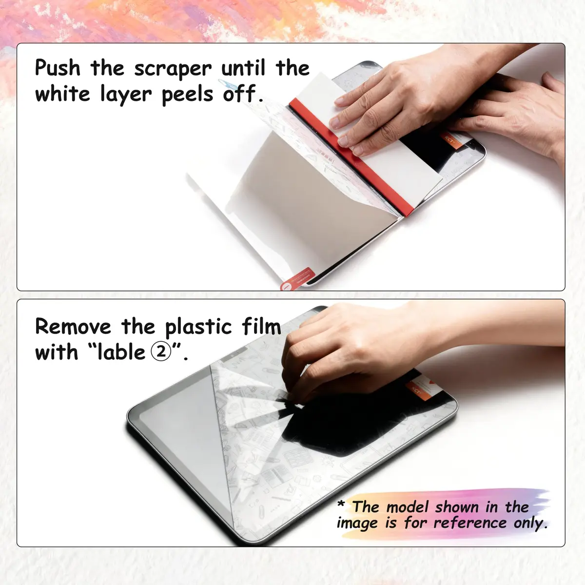 KCT Paperfeel Screen Protector for iPad Air 5/4th & iPad Pro 11 | Anti-Glare, Paper Texture, Compatible with Apple Pencil - view 3
