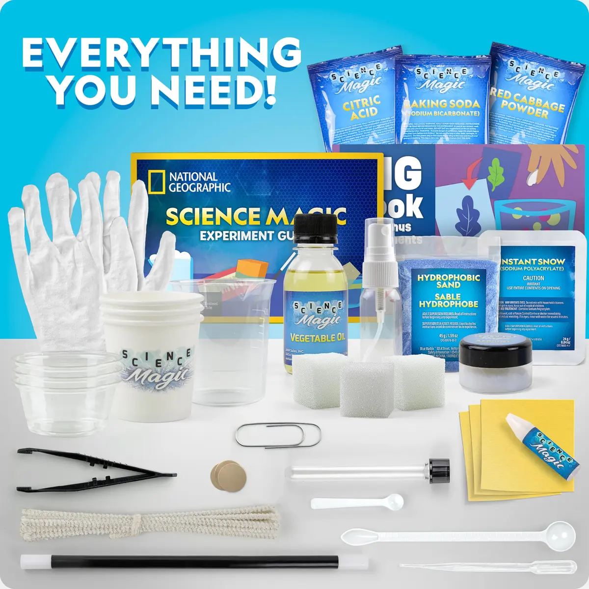 NATIONAL GEOGRAPHIC Science Magic Kit Mega Science Kit | 100+ Experiments & Magic Tricks - view 5