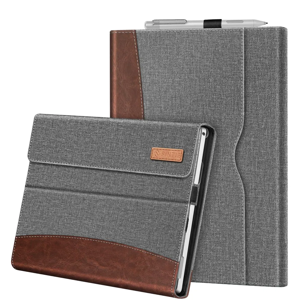 FINTIE Case for 12.3 inch Microsoft Surface Pro 7 Plus, Pro 7/6/5/4/3 | Multi-Angle Kickstand & Premium Synthetic Leather - main product image