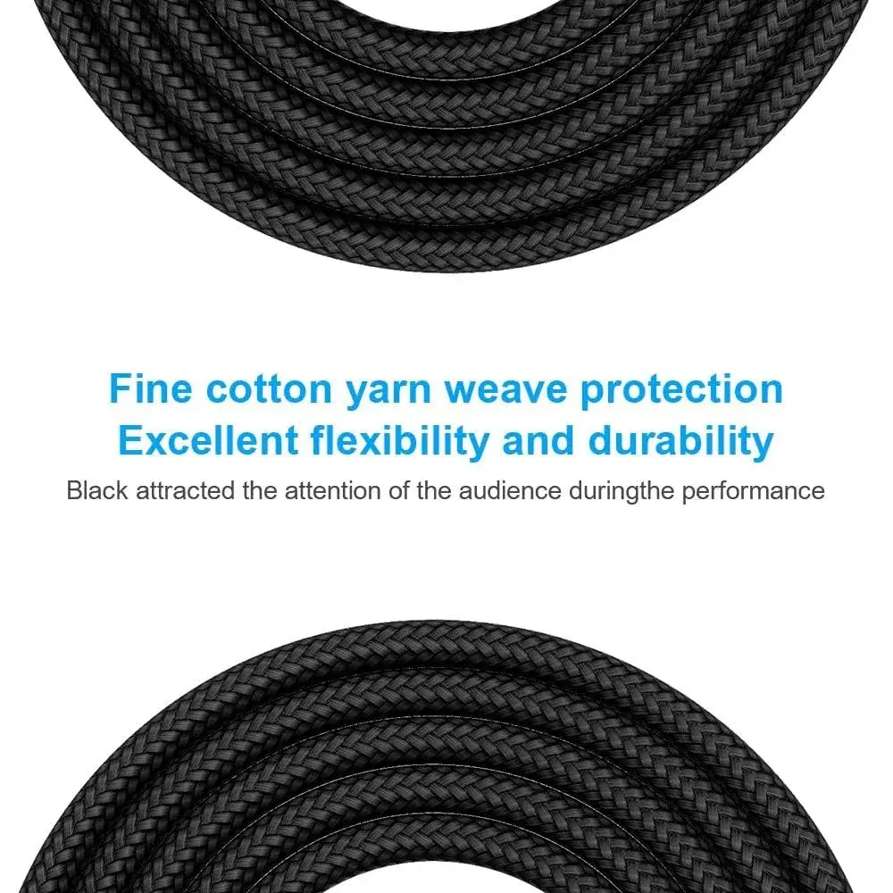 New Bee 20 ft (6.1 m) Instrument Cable | Low Noise High Fidelity Balanced Audio - view 6