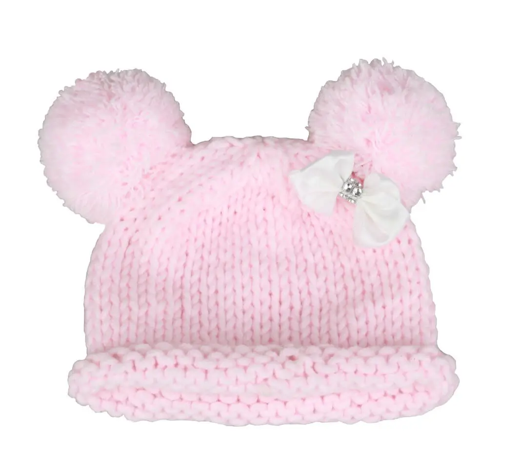 zefen Baby Knit Crochet Booties & Hat Set | Handmade Cotton Newborn Shoes & Cap (0-3 months) - view 3