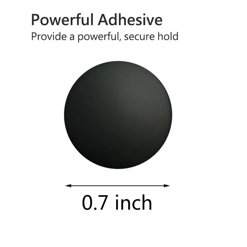 UOTOO Laptop Rubber Feet 0.7 inch Diameter | Non-Slip Replacement Bottom Case Feet for MacBook Pro/Air Shell Cover (8 Pcs, Black) - view 2