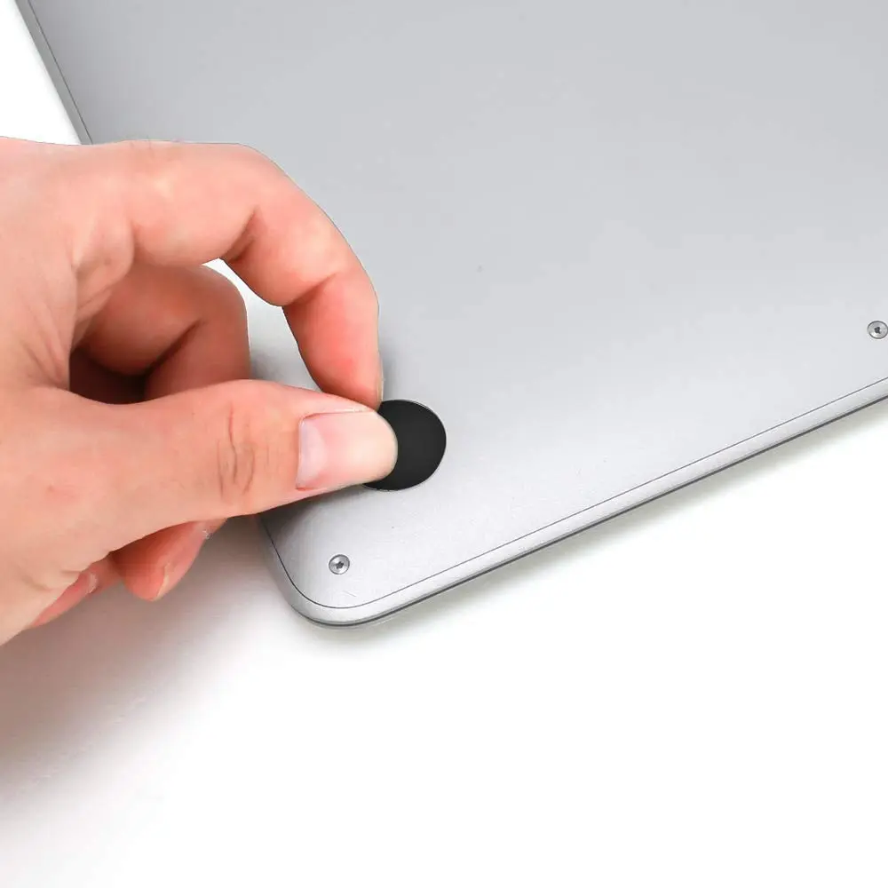 UOTOO Laptop Rubber Feet 0.7 inch Diameter | Non-Slip Replacement Bottom Case Feet for MacBook Pro/Air Shell Cover (8 Pcs, Black) - view 3
