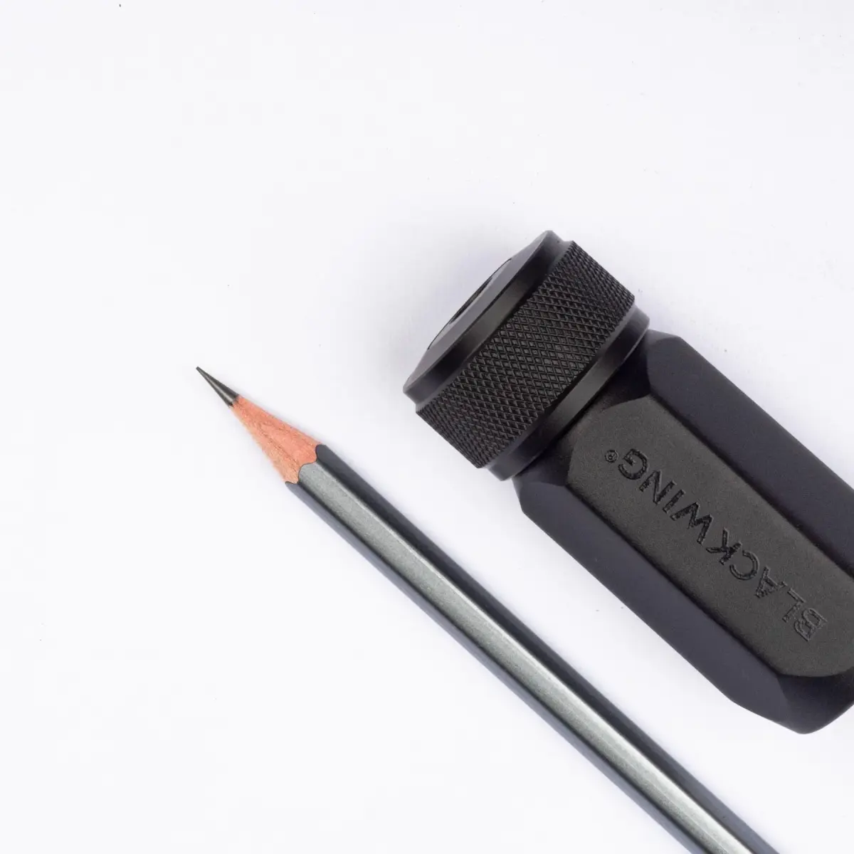 Blackwing One-Step Long Point Pencil Sharpener with German Steel Blade, Black (30mm) - view 5