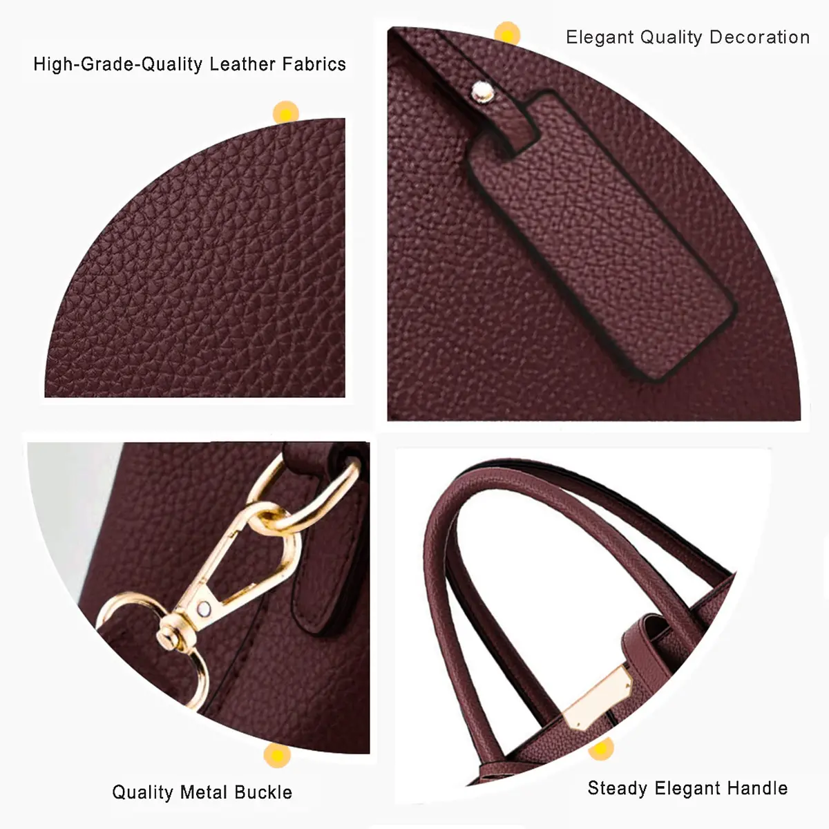 COCIFER Women's Shoulder Tote Bag PU Leather Approx 31cm x 21cm x 13cm | Modern Elegant Fashion - view 6