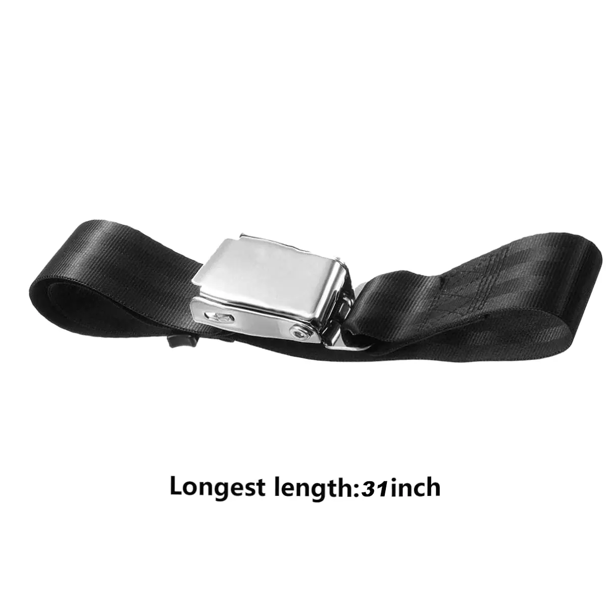 NANQUAN Adjustable 7-31" Airplane Seat Belt Extender | Universal Fit for All Airlines in US Except Southwest - view 5