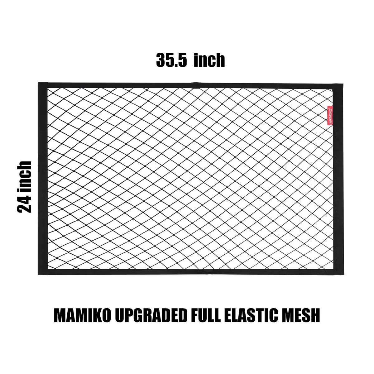 Mamiko Cargo Net for Utility Folding Wagon 24"X35.5"to 47"×71" | Heavy-Duty Elastic Nylon for Garden & Camping - view 2