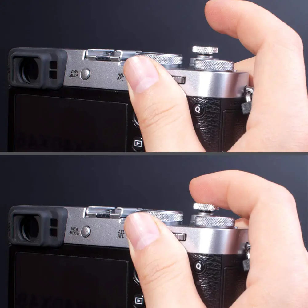 VKO Metal Soft Shutter Release Button Silver (2-Pack) | Compatible with Threaded Shutter Sockets - view 5
