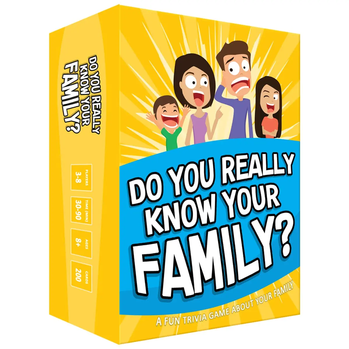 DO YOU REALLY KNOW YOUR FAMILY? Fun Family Game for Kids, Teens & Adults | Family Trivia & Challenges - main product image