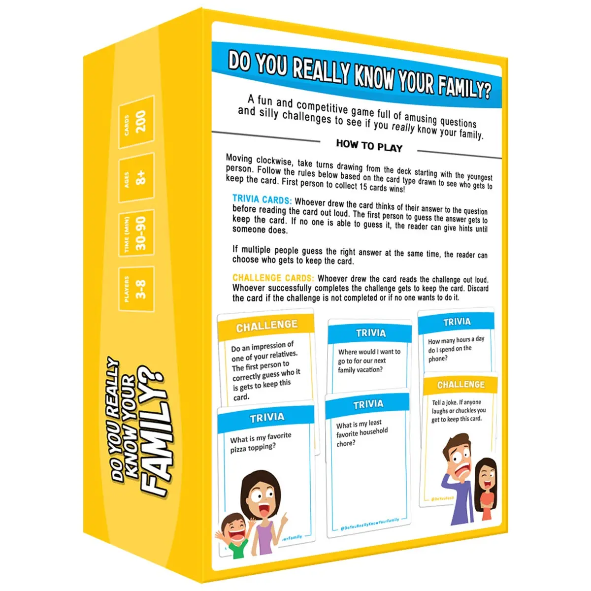DO YOU REALLY KNOW YOUR FAMILY? Fun Family Game for Kids, Teens & Adults | Family Trivia & Challenges - view 6