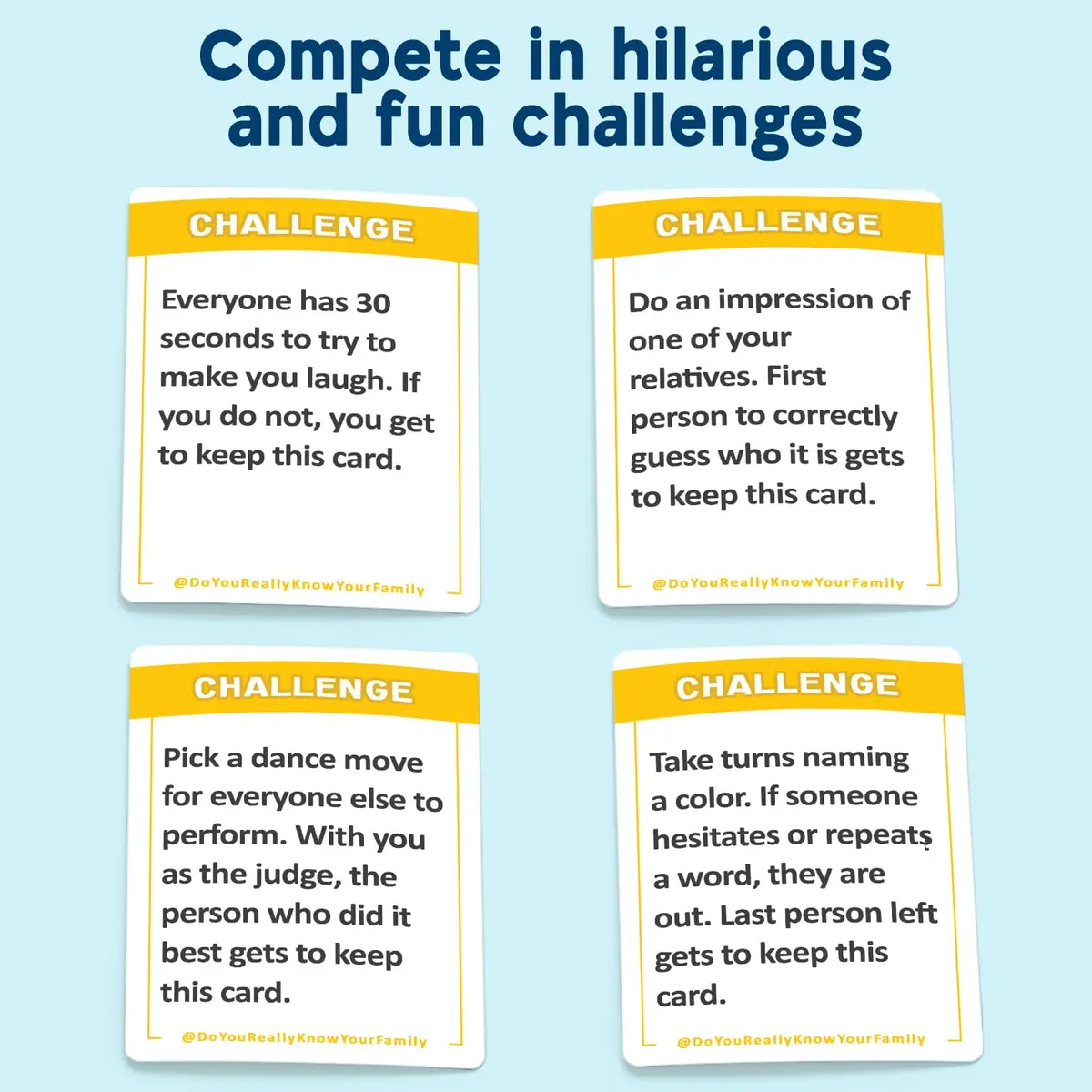 DO YOU REALLY KNOW YOUR FAMILY? Fun Family Game for Kids, Teens & Adults | Family Trivia & Challenges - view 4