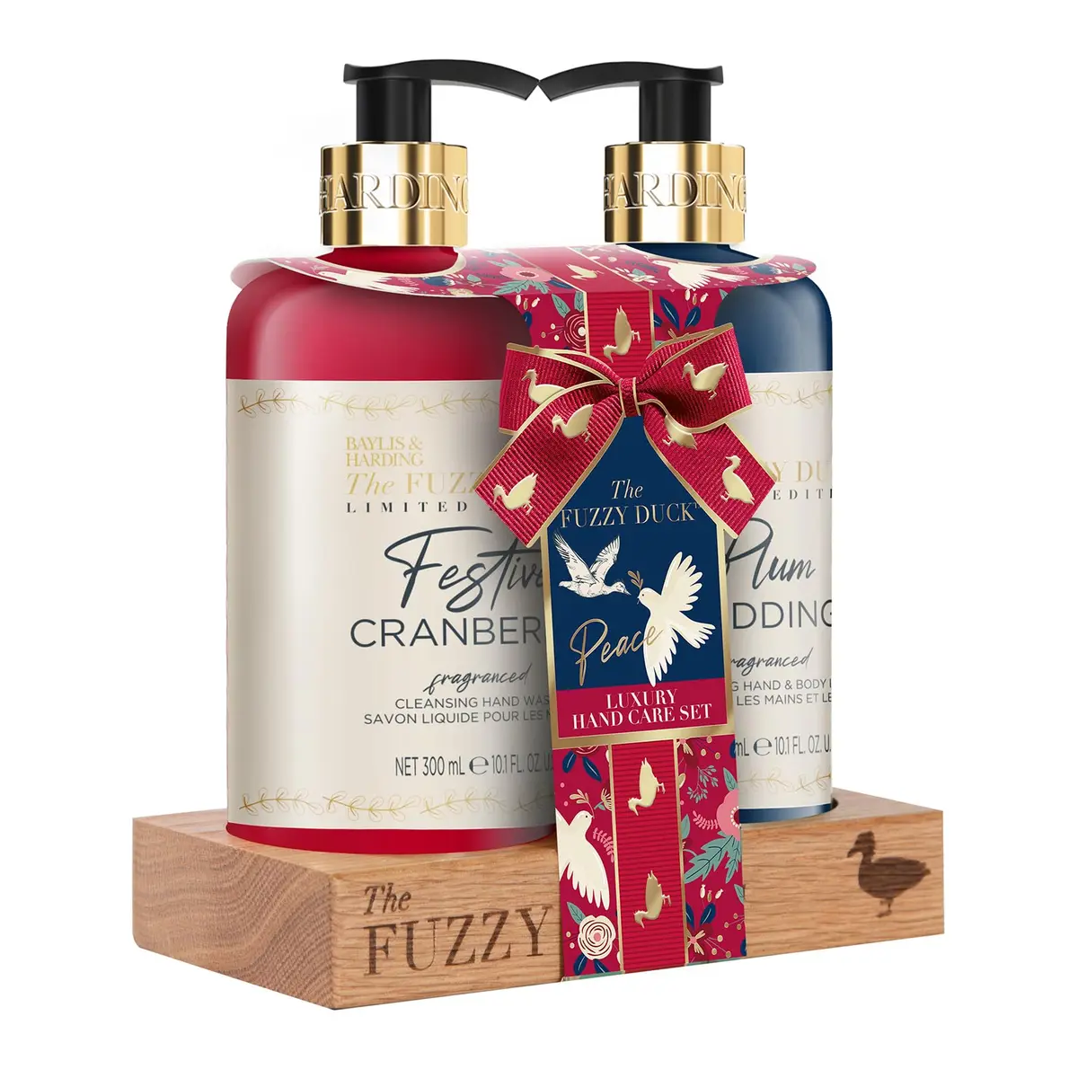 Baylis & Harding The Fuzzy Duck Indulgent Hand Care Duo 20.29ml (0.69 Fl Oz) | Festive Cranberry & Plum Pudding, Vegan, Recyclable - view 7