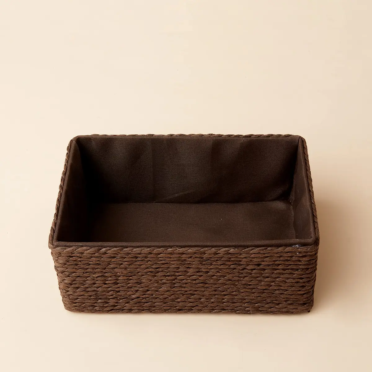 LA JOLIE MUSE Bathroom Basket Organizers, Paper Rope Storage, Brown 4 Pack | Eco-Friendly & Versatile - view 5