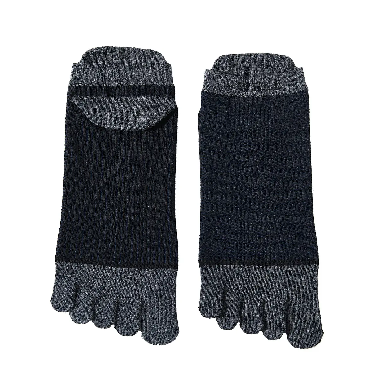 VWELL Men's Cotton Toe Socks No Show 7-11 | Breathable & Odor-Free - view 3