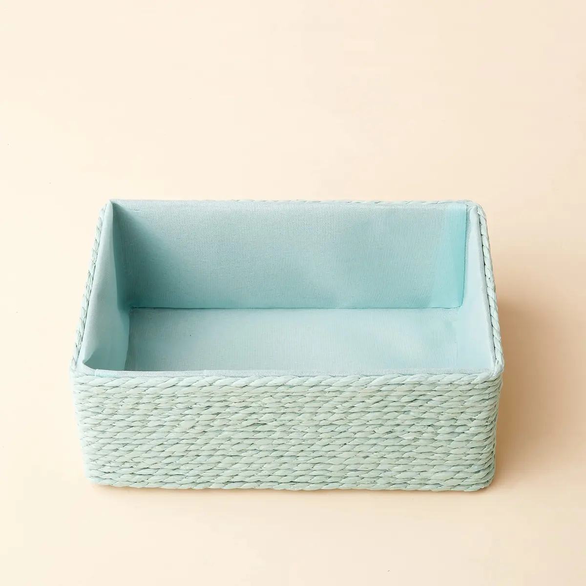 LA JOLIE MUSE Bathroom Basket Organizers, Paper Rope Storage, Green 4 Pack | Eco-Friendly & Versatile - view 5
