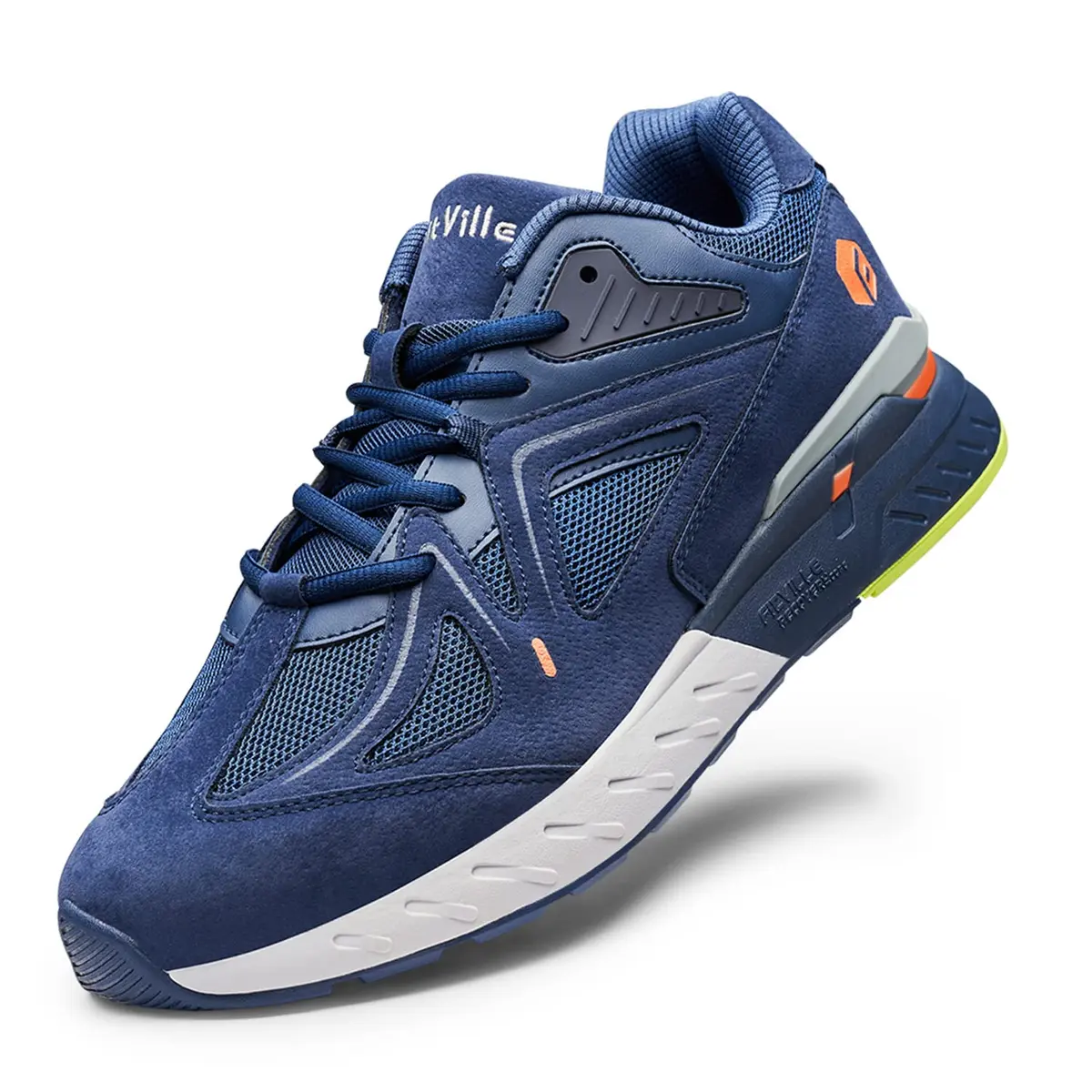 FitVille Men's Wide Walking Shoes, Extra Wide Sneakers - Rebound Core | Pain-Free Support & Comfort - main product image