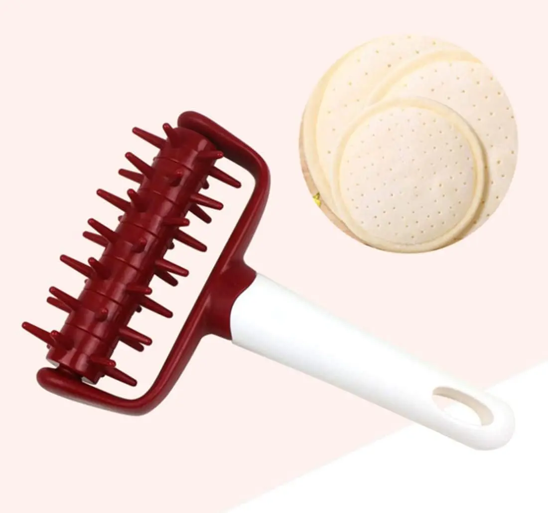 AooBaBa Pizza Dough Roller & Docker Set | Pastry & Pizza Rolling Pins, 2-Piece, Food Grade ABS, Dishwasher Safe - view 2