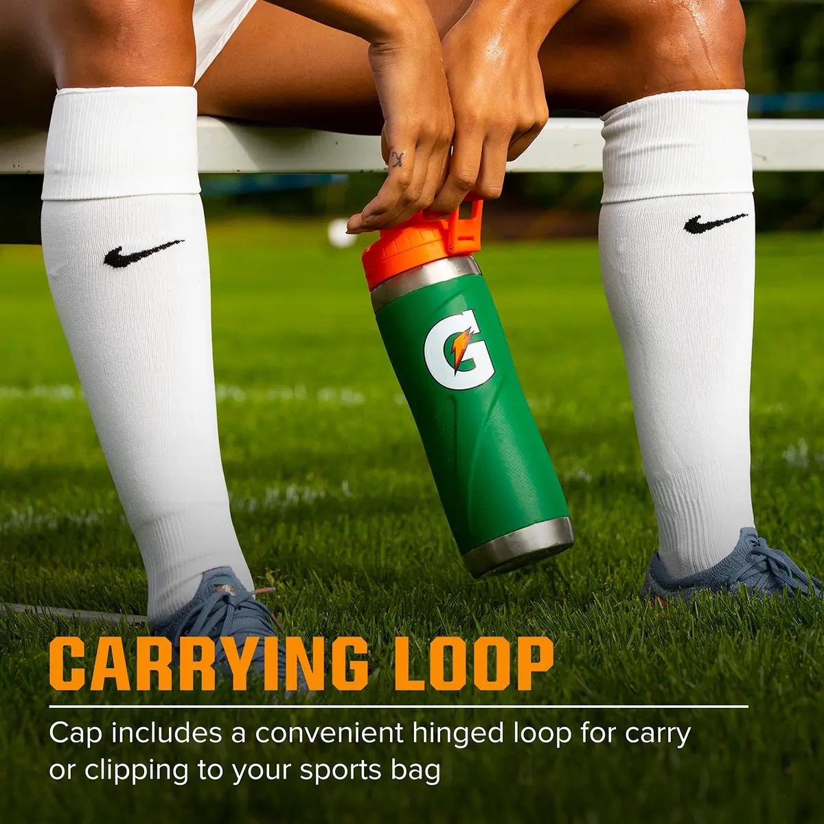 Gatorade Stainless Steel Sport Bottle 737ml (26oz) | Double-Wall Vacuum Insulated - view 5