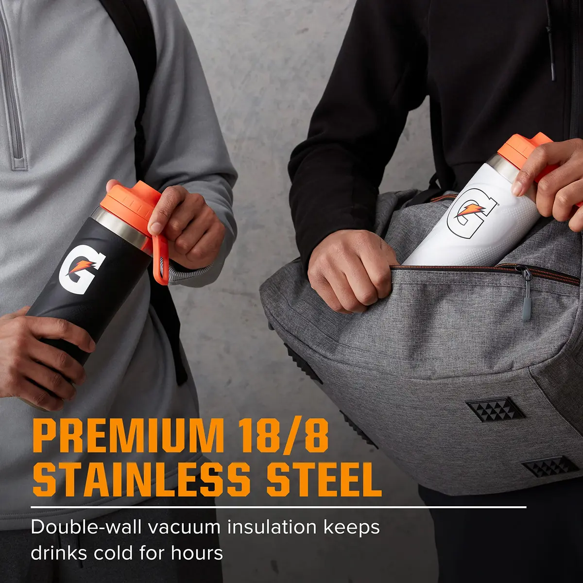 Gatorade Stainless Steel Sport Bottle 737ml (26oz) | Double-Wall Vacuum Insulated - view 7
