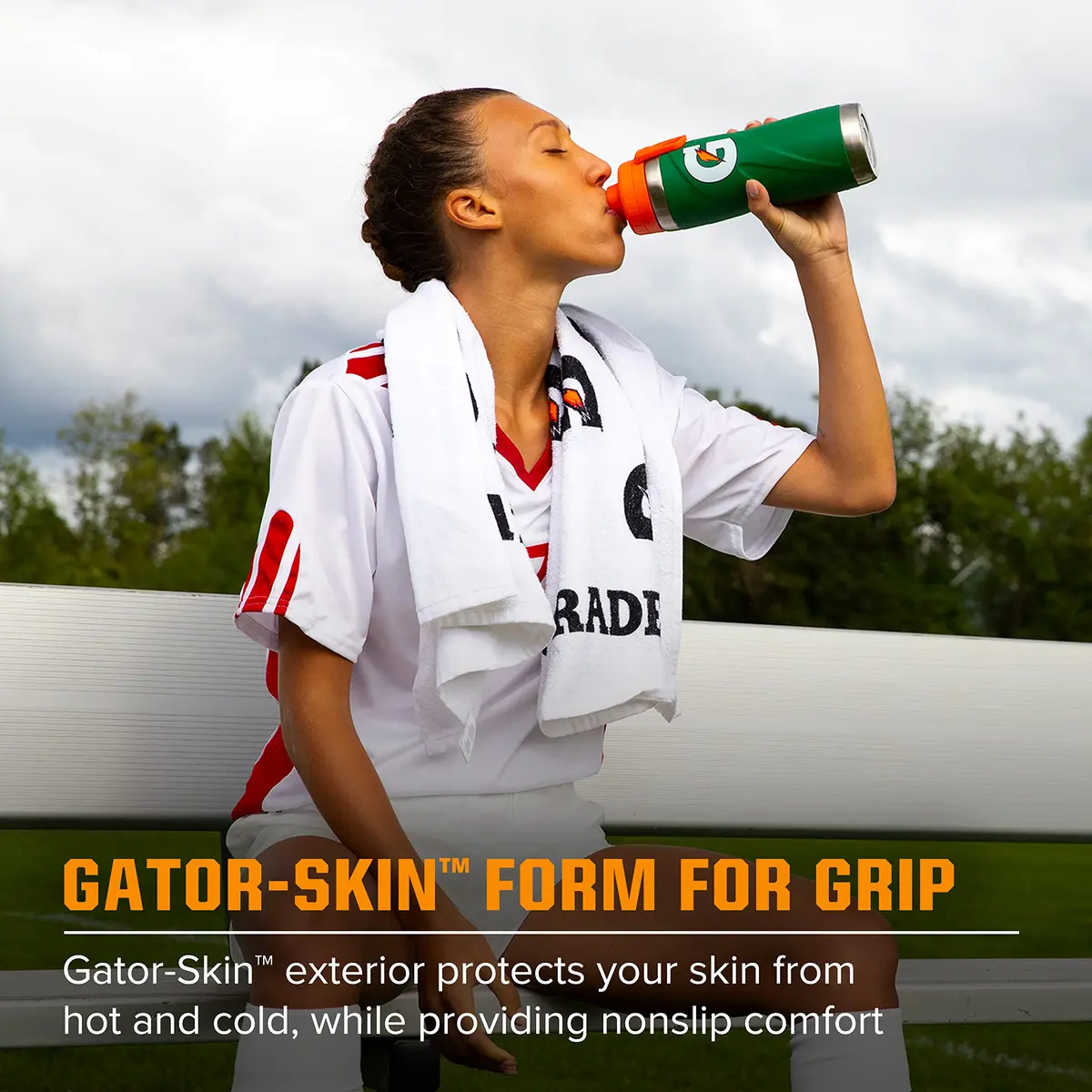Gatorade Stainless Steel Sport Bottle 737ml (26oz) | Double-Wall Vacuum Insulated - view 3