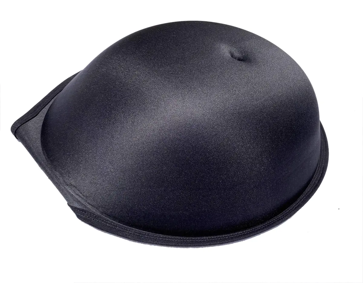 BIMEI Fake Pregnant Belly Pad 1-5 Months (Black) | Realistic Sponge Prop for Stage & Screen - main product image