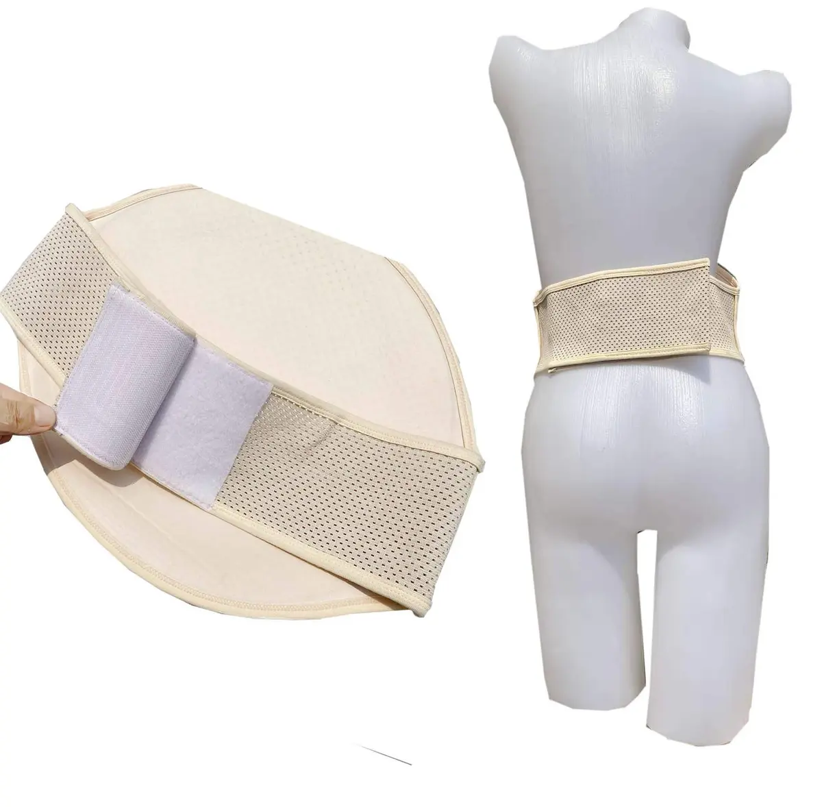 BIMEI Fake Pregnant Belly Pad 8-10 Months, Black | Realistic Sponge Pregnancy Tummy - view 5