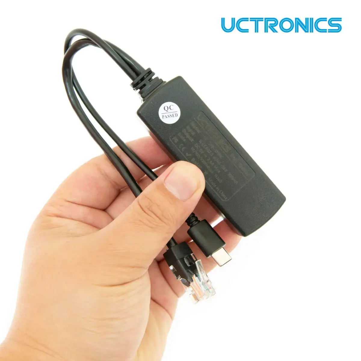UCTRONICS PoE Splitter USB-C 5V 2.4A | IEEE 802.3af Compliant Gigabit Ethernet Adapter - view 6