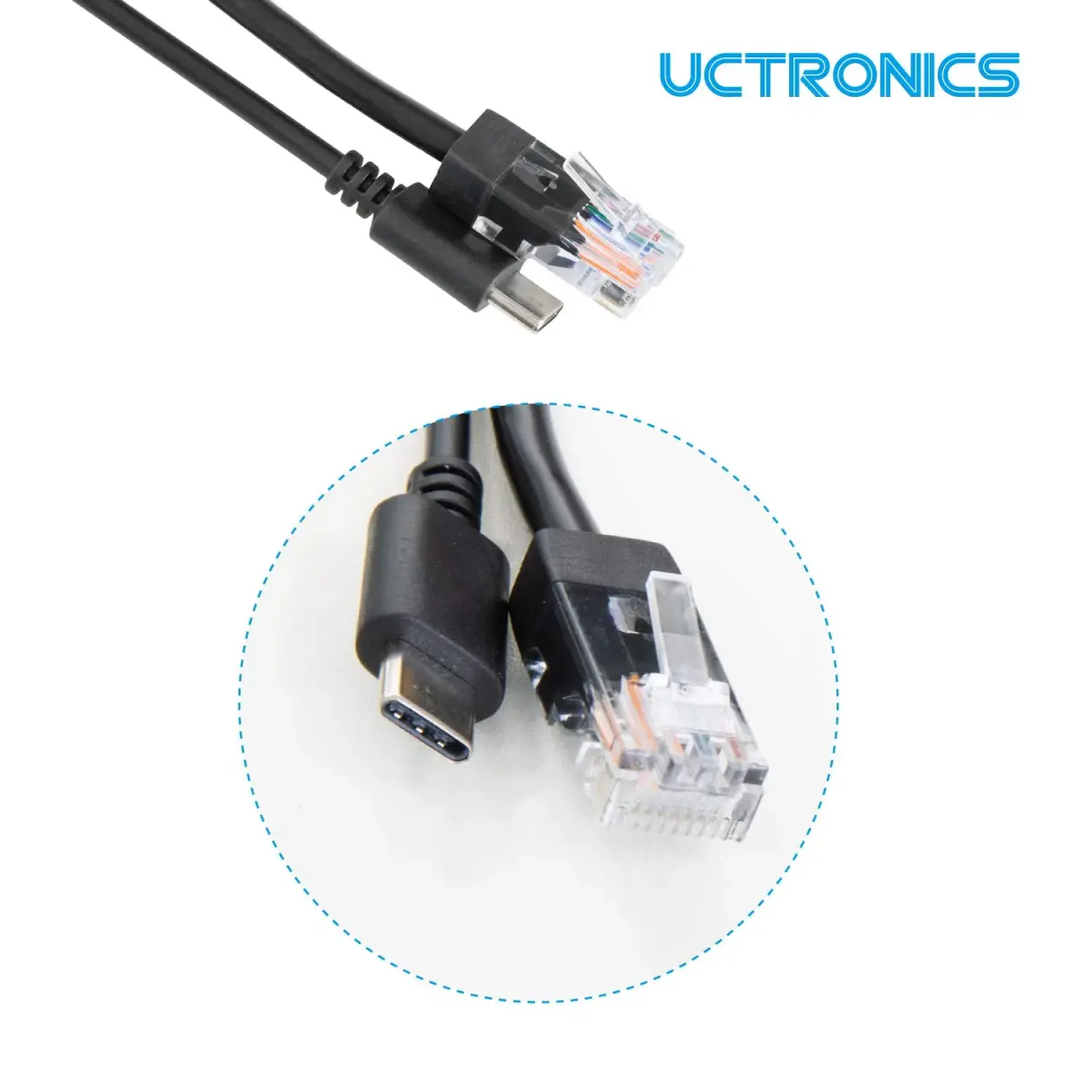 UCTRONICS PoE Splitter USB-C 5V 2.4A | IEEE 802.3af Compliant Gigabit Ethernet Adapter - view 4