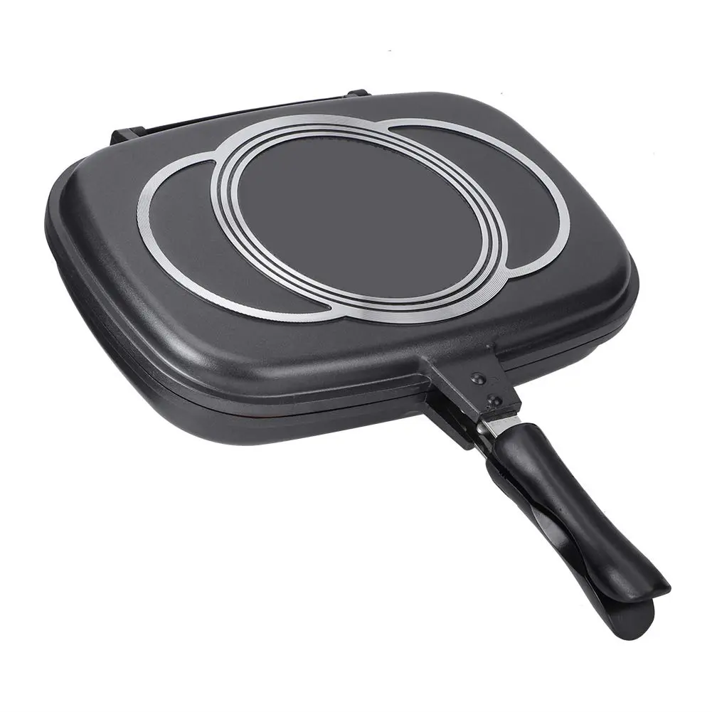 FastUU Double-Sided Pressure Frying Pan 46cm (18.1in) | Seals Food for Healthier Cooking - main product image