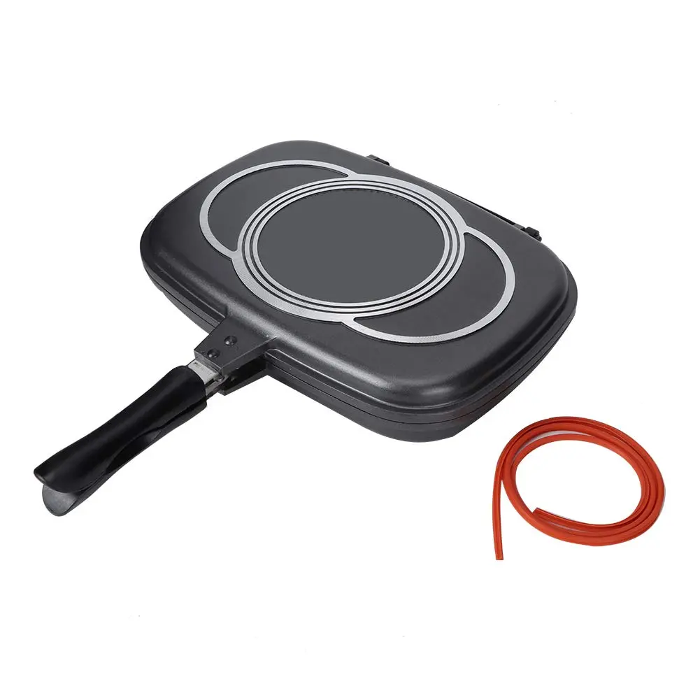 FastUU Double-Sided Pressure Frying Pan 46cm (18.1in) | Seals Food for Healthier Cooking - view 9