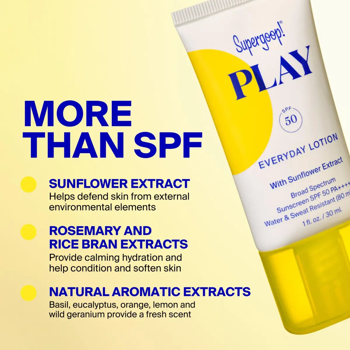 Supergoop! PLAY Everyday SPF 30 Lotion 163ml (5.5 Fl Oz) | Broad Spectrum Sunscreen for Active Days - view 5