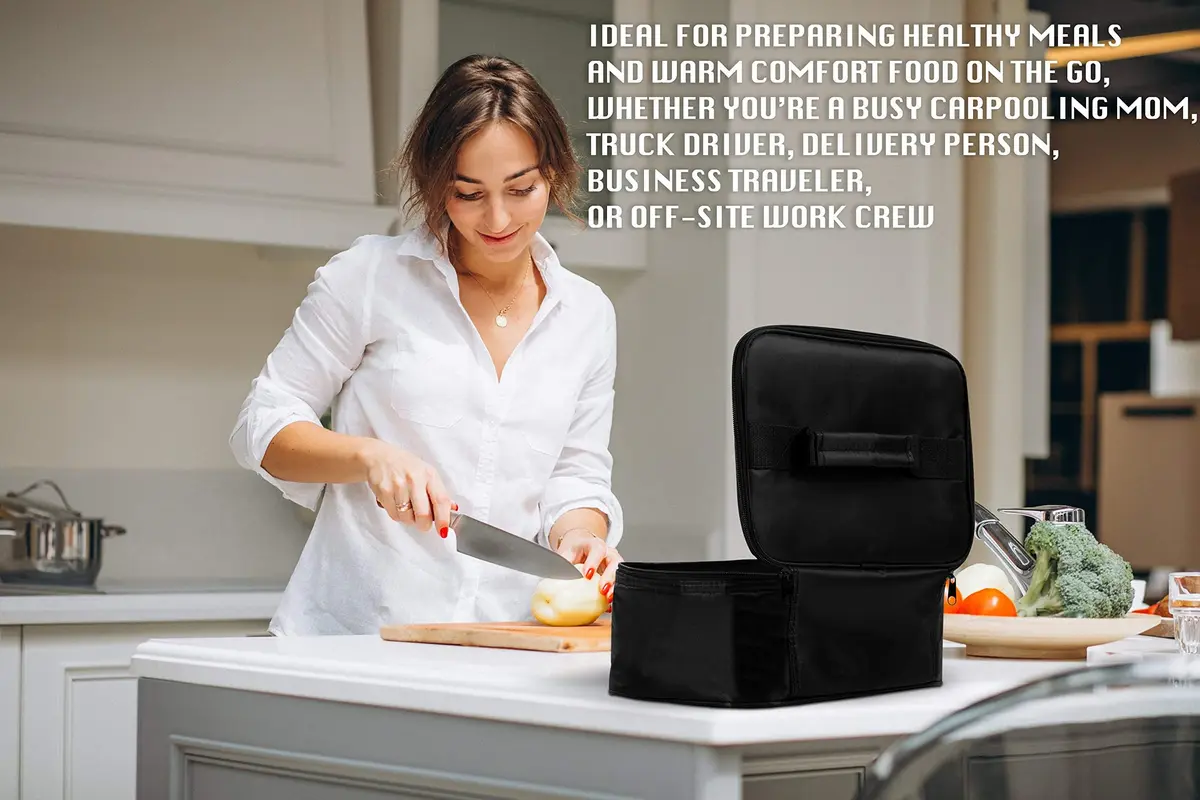 Zento Deals Heating Lunch Box – 12V Portable Mini Electric Warmer for Car Food | Compact, Lightweight & Safe - view 7