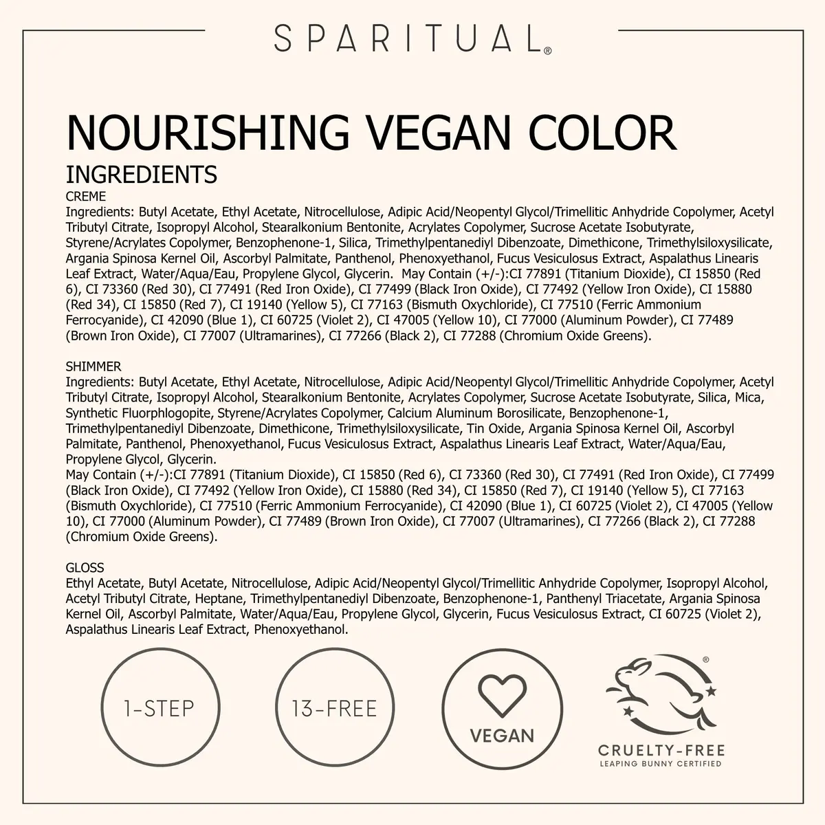 SpaRitual Vegan Nail Color Ritual Not Routine 0.5 fl oz | 13-Free, Nourishing, Vegan - view 3