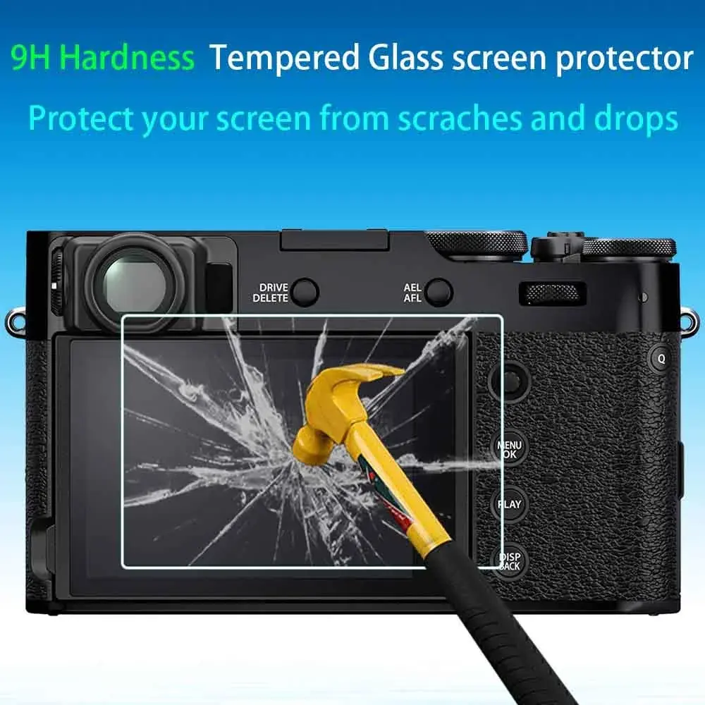 ULBTER Tempered Glass Screen Protector for Fujifilm X100VI X100V Camera | 9H Hardness, Anti-Bubble, 3-Pack - view 4