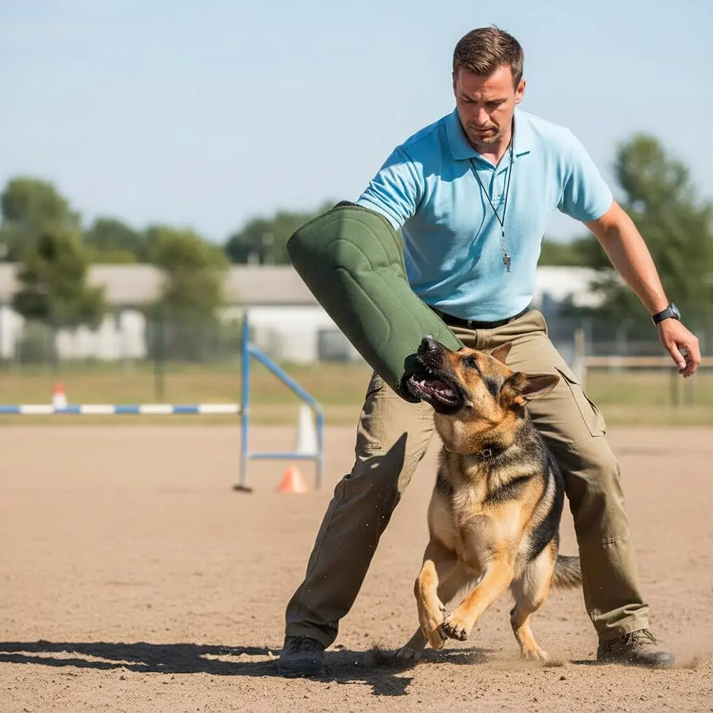 Morezi Heavy Duty Canvas Dog Bite Sleeve Training Protection 60cm (23.6") | Protects Arms for Puppy Training - main product image