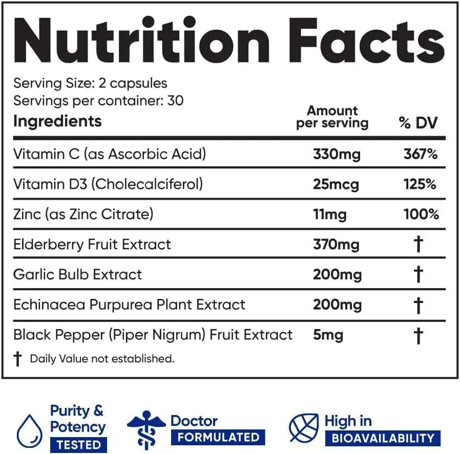 IMMUNETI Immuneti Advanced Immune Support – Doctor Formulated 6-in-1 Daily Supplement – Made in USA (60 Count, Capsules) | Vital Nutrients & Antioxidants - view 2