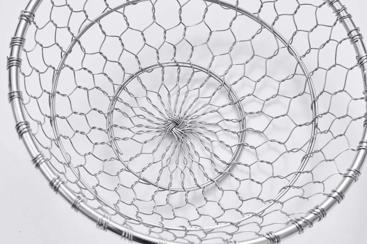 Letschef Stainless Steel Spider Strainer 15cm (6-Inch) | Handmade Asian Kitchen Skimmer Basket - view 3