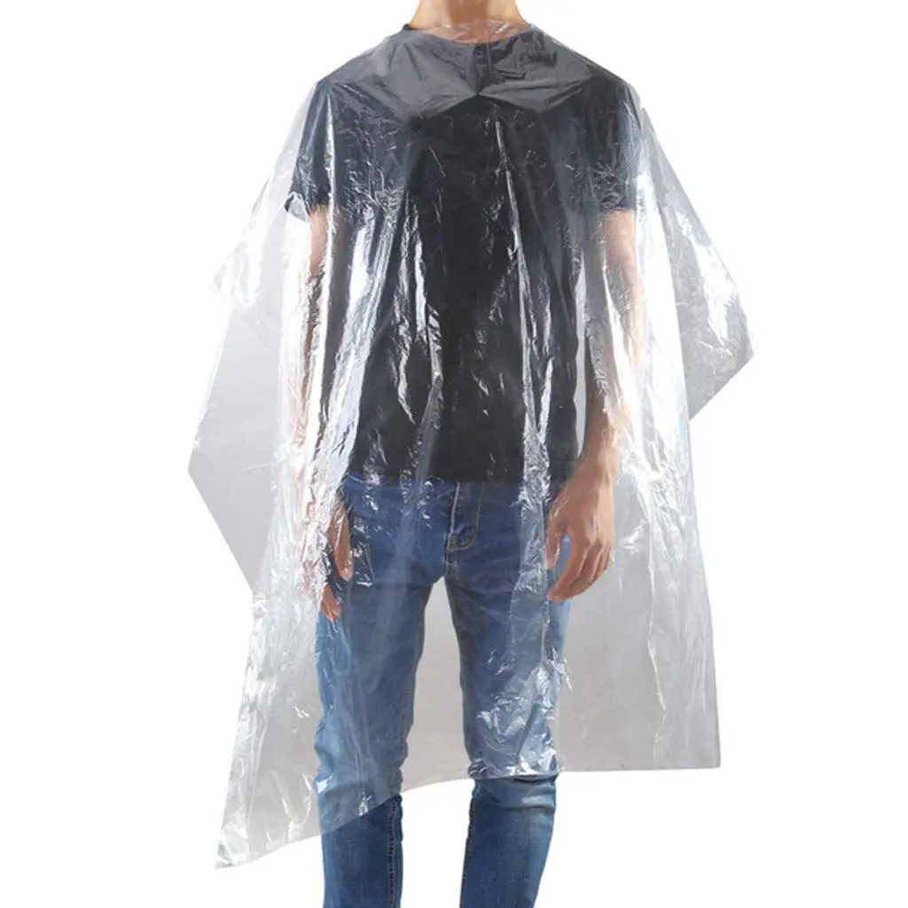 Wacece Disposable Hair Salon Capes Large 130x160cm (100 Count) | Waterproof & Lightweight for Hairdressing - main product image
