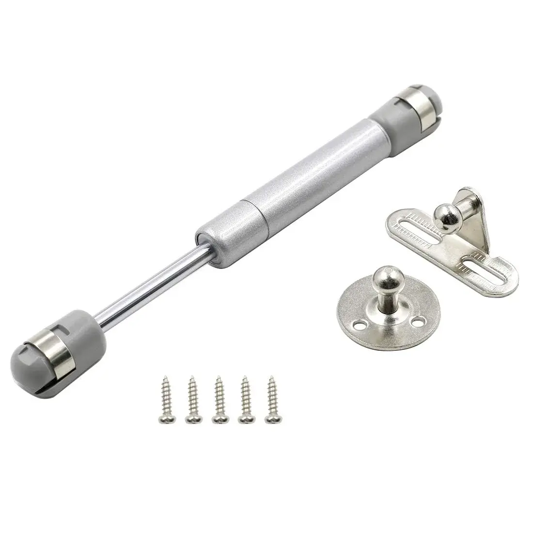 Hxchen Hydraulic Cabinet Hinges 6-Inch 30N Soft Close Lid Supports (4-Pack, Stainless Steel & Nylon) - view 2